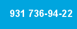 931 736-94-22